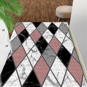 Geometric Entryway Bathroom Wear-resistant Dust-removing Anti-slip Doormat Rugs Cuttable