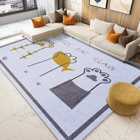 Cartoons Lovely Modern Shaggy Simplicity Patterned Soft Rugs For Living Room Bedroom Bedside Carpet