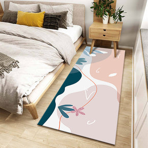 Pink Modern Simplicity Shaggy Carpet Pastoral Soft Patterned Rugs For Bedroom Living Room Bedside Hall