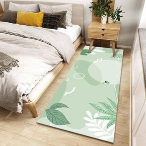 Green Modern Simplicity Shaggy Carpet Pastoral Soft Patterned Rugs For Bedroom Living Room Bedside Hall