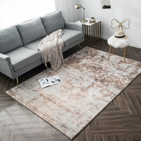 Brown Abstract Gradient Pattern Area Rugs For Living Room Bedroom Kids room
