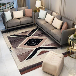 Moroccan Simple Faux Cashmere Area Rug Soft Carpets For Bedroom Living Room Hall Kids room
