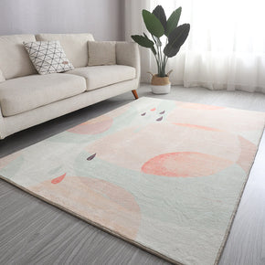 Cute and Soft Printed Imitation Cashmere Area Rugs For Living Room Hall Office Bedroom