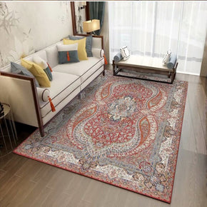 07 Vintage Pattern Faux Cashmere Soft Shaggy Area Rugs For Living Room Bedroom Hall Carpets