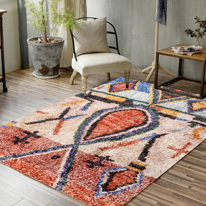 Moroccan Faux Cashmere Colorful Area Rugs Living Room Hall and Office Carpets