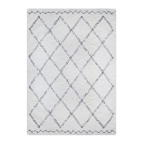 Quality Soft Moroccan Style Diamond Shape Cotton For Living Room Bedroom Kids Room Hall Area Rug Carpet