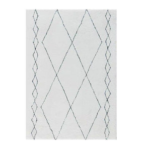 Quality Shaggy Cotton Moroccan Style Diamond Shape Rug Carpet For Living Room Bedroom Kids Room Hall Area