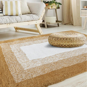 Gradient Brown Rectangular Pattern Carpets For Living Room Bedroom Hall
