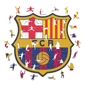 FC Barcelona® Logo - Official Wooden Puzzle