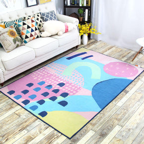 Nordic Romantic Series Sweet Geometric Carpet Rug 02