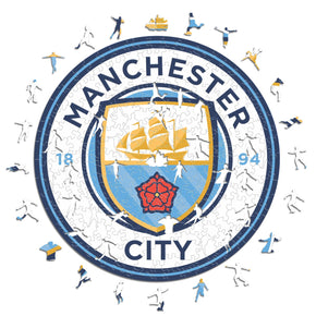 Manchester City FC® Logo - Official Wooden Puzzle