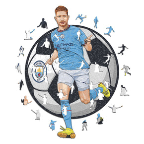 Kevin De Bruyne - Official Wooden Puzzle
