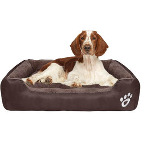 Brown Super Soft Non-slip Bottom Pet Sofa Pets Bed