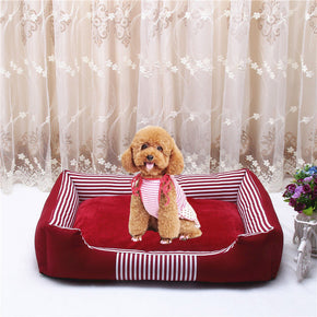 Plush Pet Nest Soft Breathable Cat Bed Dog Bed