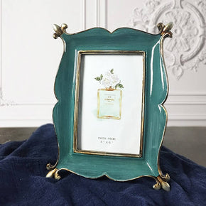Emerald Green Vintage Photo Frames Home Decor, Birthday Gift for Parents Friends Woman Wedding