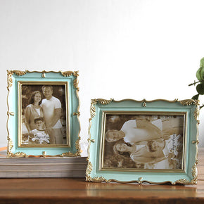 Light Green Vintage Resin Photo Frames Home Decor
