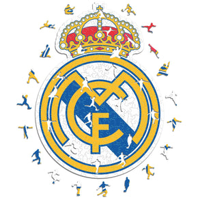 Real Madrid CF® Logo - Official Wooden Puzzle