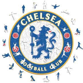 Chelsea FC® Logo - Official Wooden Puzzle