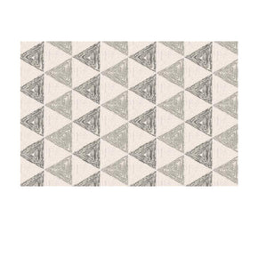 Simple Modern Geometric Triangle Patterned Rug Bedroom Living Room Sofa Rugs Floor Mat