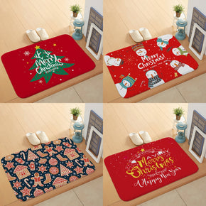 32 Styles Floormat for Christmas Holiday Kitchen Entryway Bathroom Door Mat Christmas Decorations Gift